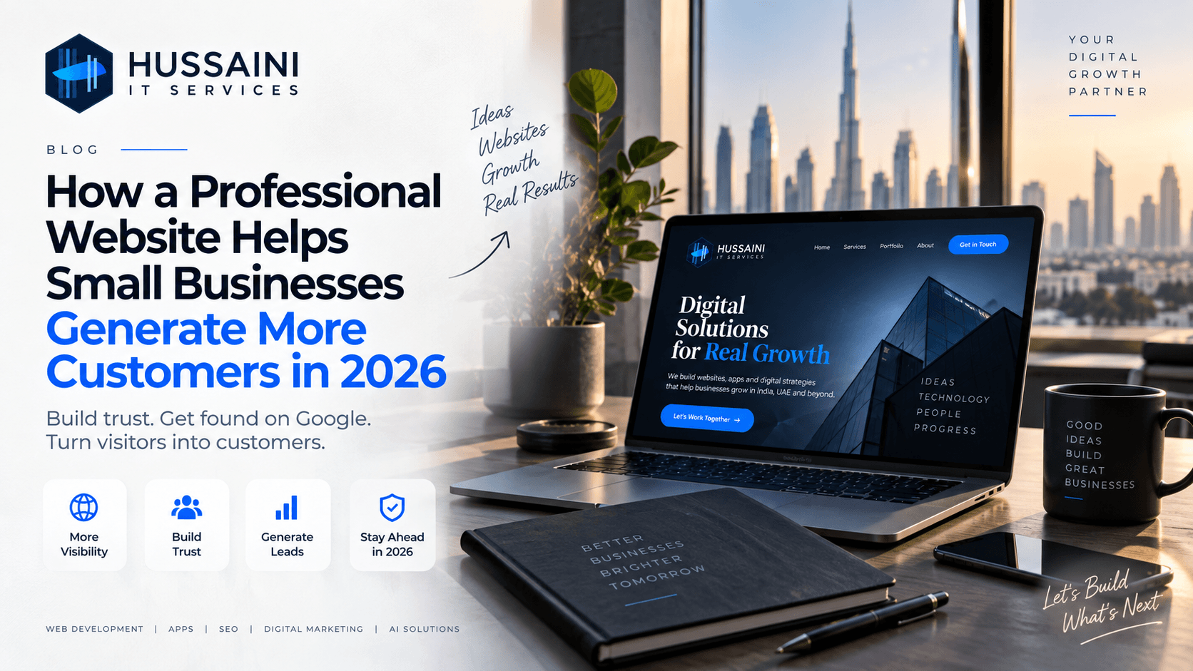 Professional business website helping a small business build trust, attract customers, generate leads, and grow its online presence.